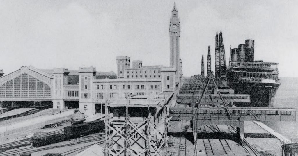 LA GARE MARITIME DE CHERBOURG Quand Cherbourg était la porte d’entrée