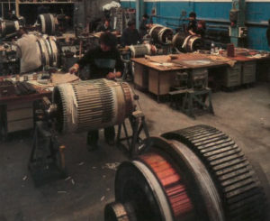 Il était une fois dans La Vie du Rail – 92) L’atelier du matériel de la Folie 4 Le chantier de bobinage, Atelier de la Folie, Nanterre