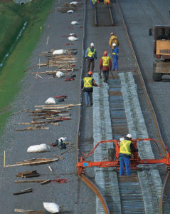 Il était une fois dans La Vie du Rail – 94) A la croisée des TGV. Le grand chantier de la jonction (1/2) 2 Travaux jonction TGV en Ile-de-France