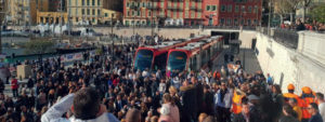Réseaux. En pleine grève, une pluie d’inaugurations… 4 Terminus de la ligne 2 du tram de Nice à Port Lympia.