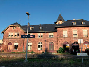 Tourisme. En Moselle, T2SB prépare la ligne 35 pour les vélorails 2 La gare de Bitche, dont les abords ont été nettoyés par T2SB. © T2SB
