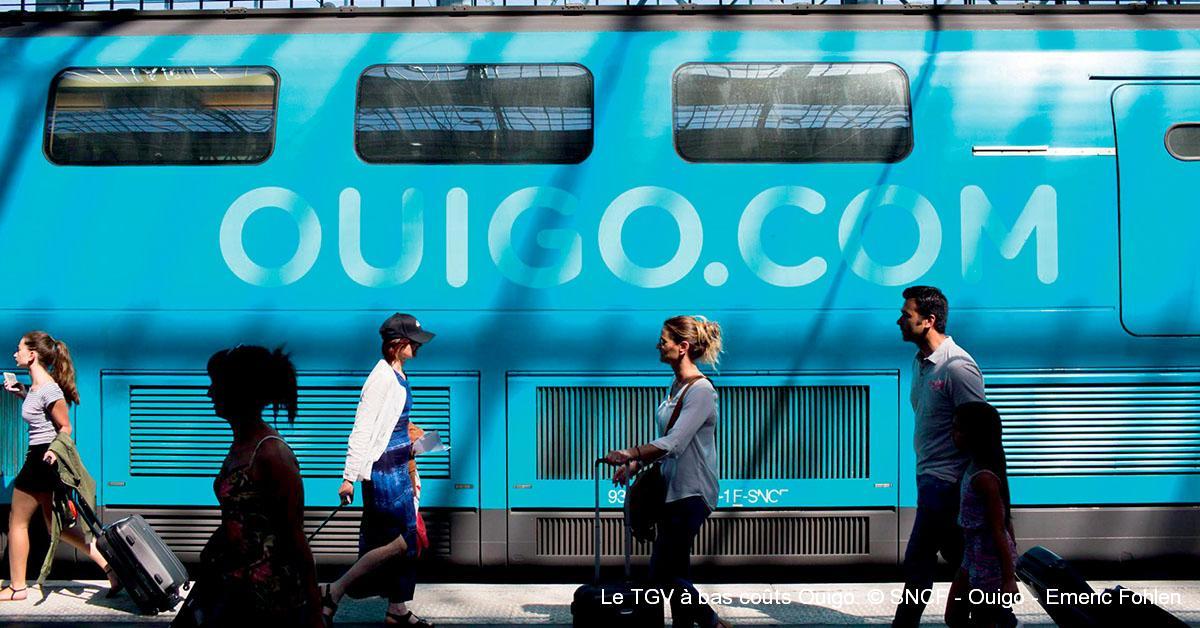 Le TGV à bas coûts Ouigo. © SNCF - Ouigo - Emeric Fohlen