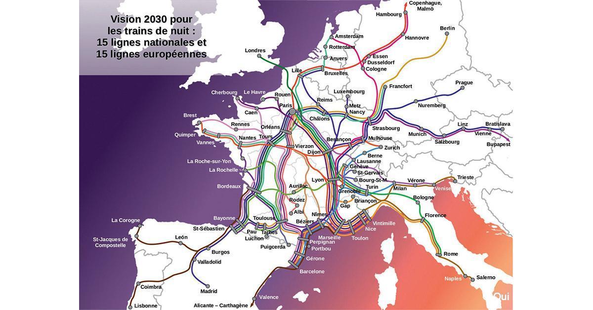 Collectif d’usagers. « Oui au train de nuit » propose son réseau de relations nocturnes