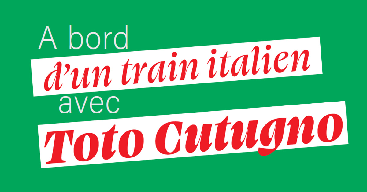 Con Toto Cutugno sul treno italiano
