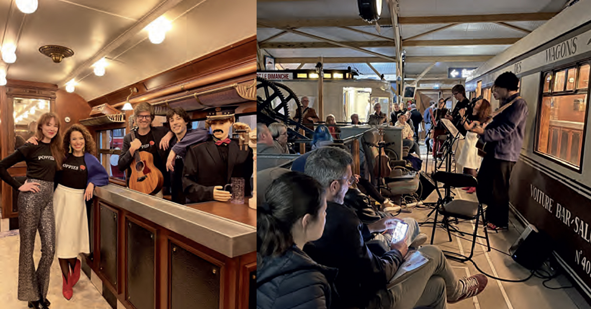 Nuit des musées au Muséotrain Les élèves