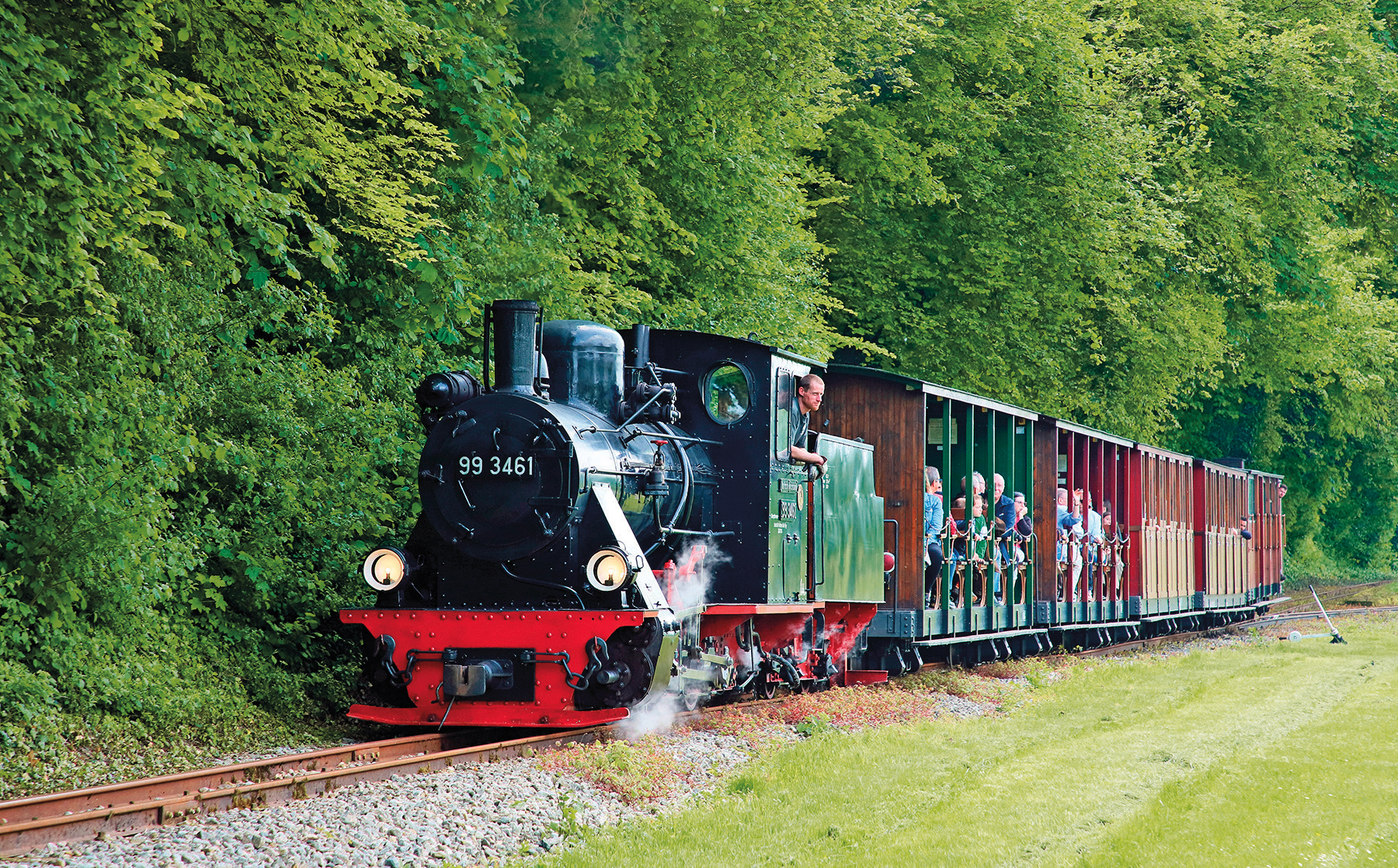 La Vulcain de 1925, l’une des locomotives à vapeur du P’tit Train de la Haute Somme