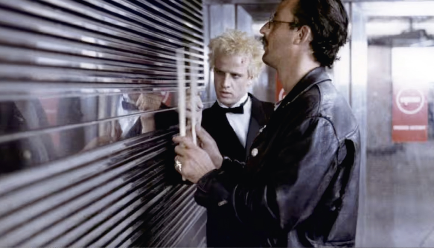 Christophe Lambert et Jean Réno. SUBWAY