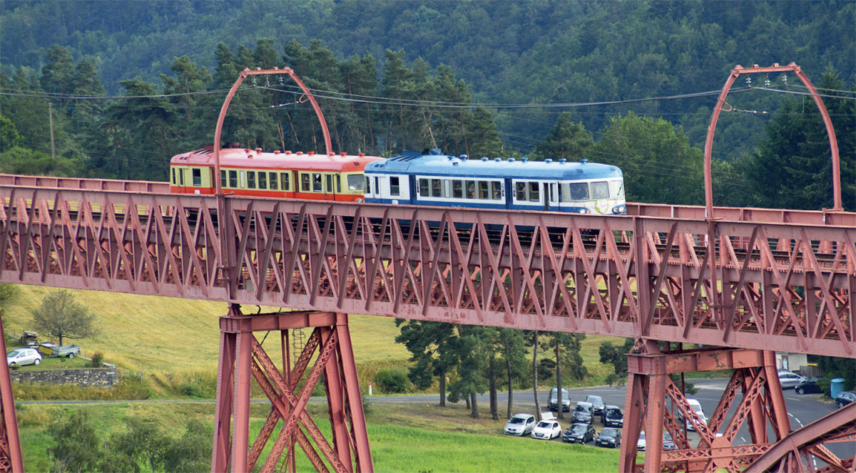 L’un des trains proposé franchira le viaduc de Garabit.