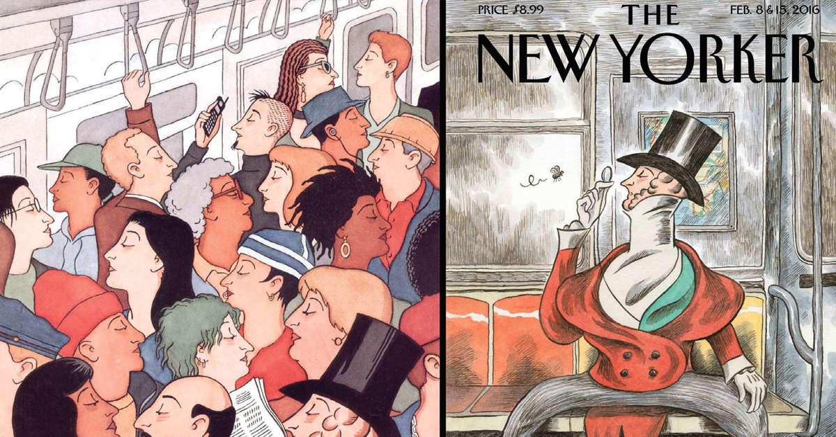 cartoon dans le New Yorker sur les transports