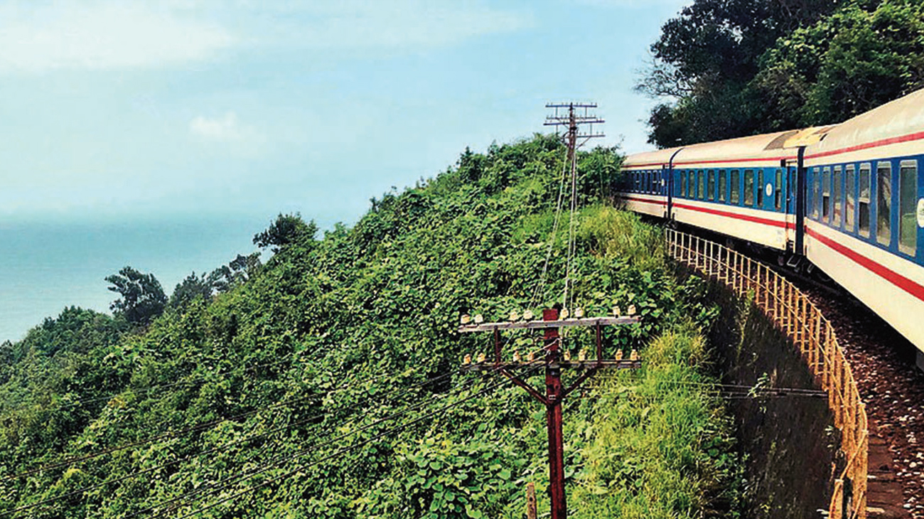 Le train de la Réunification.