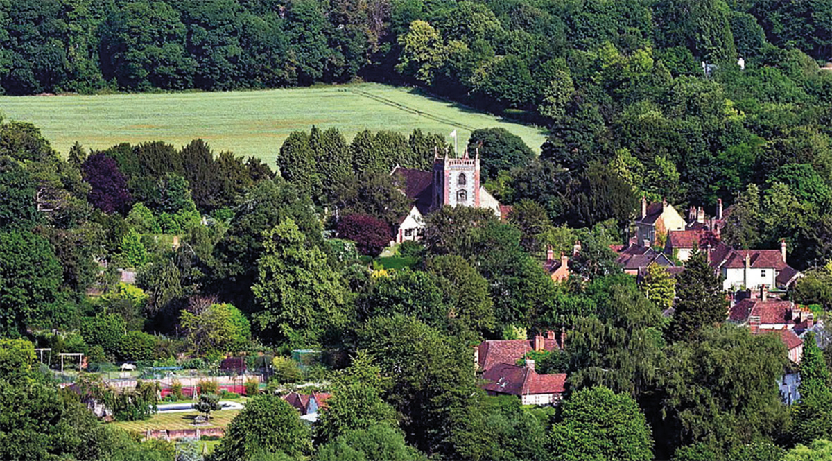Les paysages bucoliques du Kent.