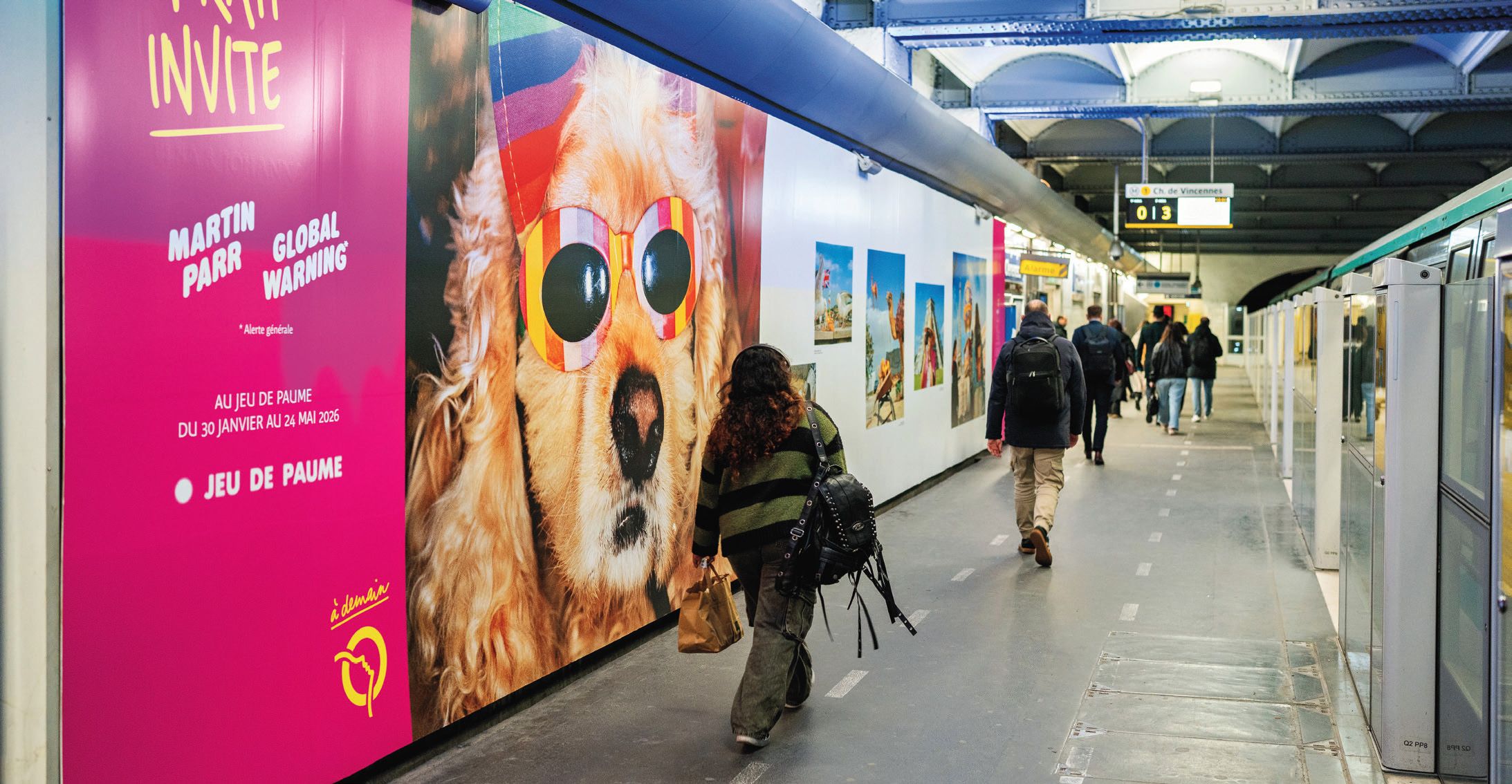 Martin Parr métro parisien