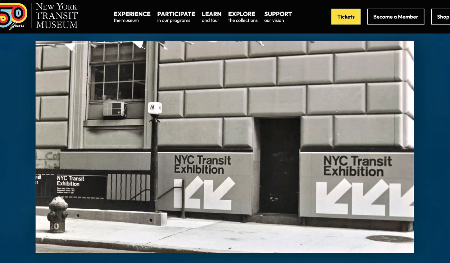 Évènement. Le New York Transit Museum fête ses 50 ans avec une expo en ligne 1 Le New York Transit Museum fête ses 50 ans avec une expo en ligne