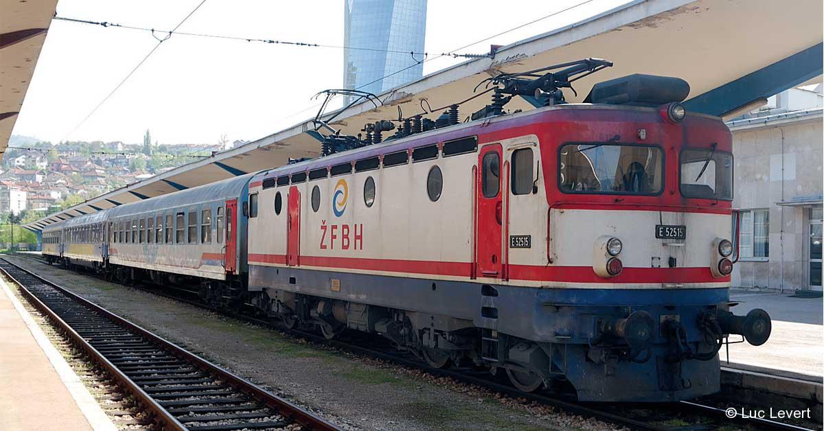 le train B 396 Sarajevo – Zagreb