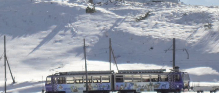 Parmi les lignes de Suisse exploitées par la célèbre compagnie du chemin de fer Montreux-Oberland-Bernois (MOB), celle des Rochers-de-Naye se distingue par une spectaculaire ascension au flanc de la montagne qui surplombe le lac Léman (lac de Genève). Cette ligne de 10,36 km, à voie unique et à l’écartement inhabituel de 800 mm, gravit des déclivités jusqu’à 220 ‰, grâce à une crémaillère de type Abt. Elle s’élève de la gare CFF-MOB de Montreux, à 395 m d’altitude, jusqu’au terminus des Rochersde- Naye, à 1 973 m, en traversant des paysages idylliques. Paradis des marmottes, lesdits Rochers culminent à 2 042 m, et offrent des échappées de vues superbes sur la région du Léman. C’est au poste de conduite d’une automotrice Bhe 4/8 que nous vous invitons à parcourir, au fil de cette vidéo, l’une des infrastructures ferroviaires les plus impressionnantes d’Europe. Ph. Hérissé