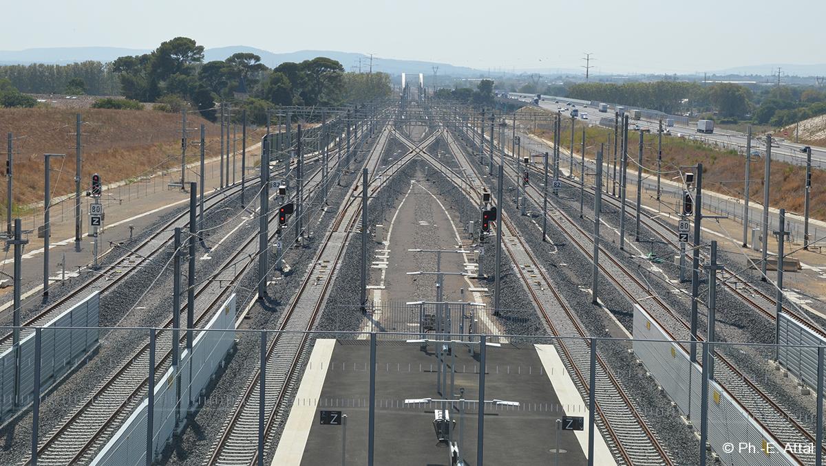 La Gare TGV Montpellier Sud De France Pr te Pour Ses Premiers 