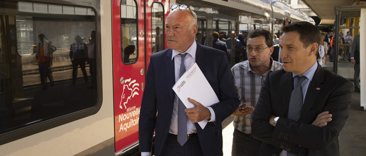 Des Régiolis dédiés sur Bordeaux - Limoges 18 © Nouvelle-Aquitaine/SP