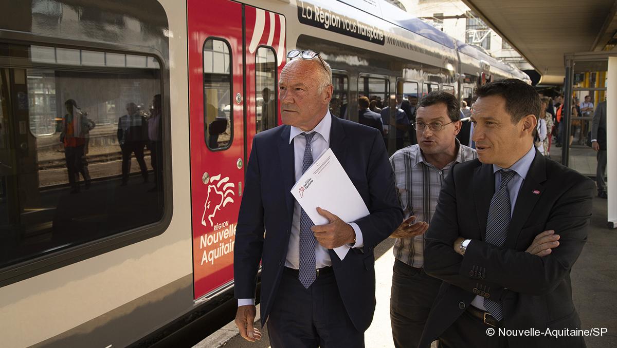 Des Régiolis dédiés sur Bordeaux - Limoges 1 © Nouvelle-Aquitaine/SP