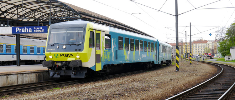 Succès d’Arriva Vlaky dans la banlieue de Prague 20 © L. Levert