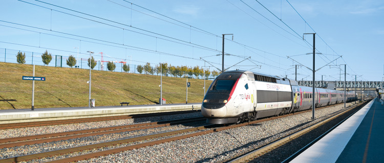 Retour des rames TGV POS sur la LGV EE 16 © D. Courtin