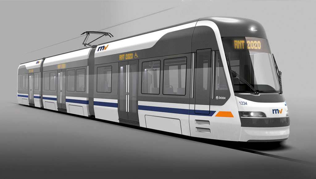 Mannheim le RNV dévoile ses futurs trams Rail Passion