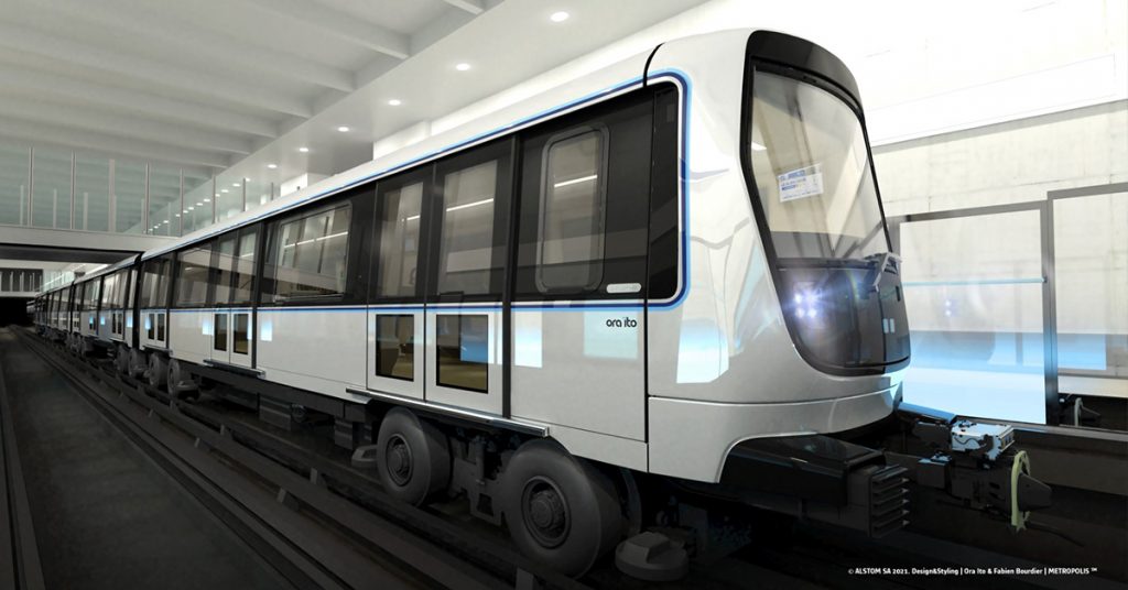 Marseille présente le design de ses nouvelles rames de métro Rail Passion