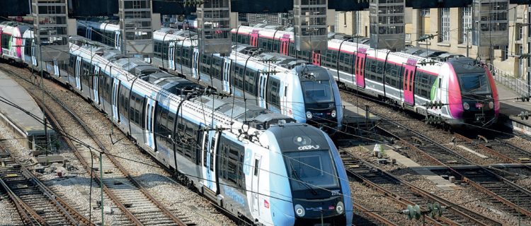 ames du Francilien en gare de Paris-Saint- Lazare (2 juin 2021)