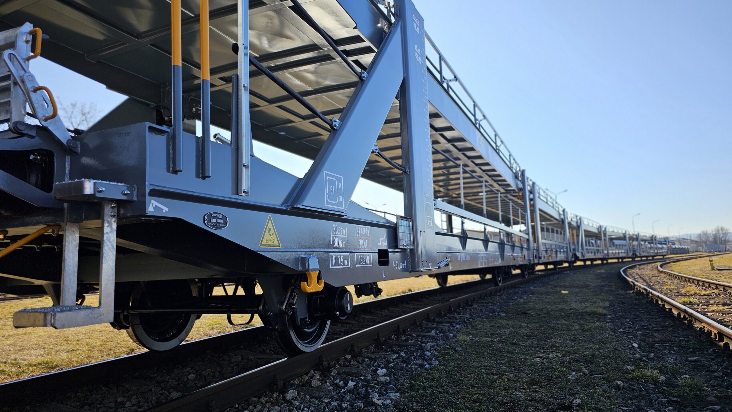 Vue sur des wagons de type Laaers (15 mai 2025).
