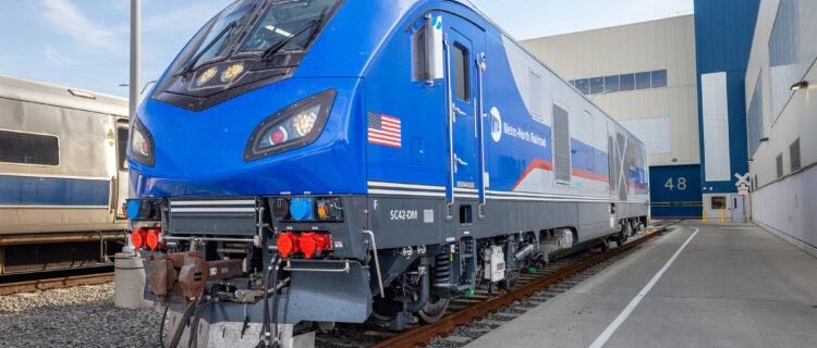 A Metro-North Siemens Charger Locomotive Credit: Metro-North