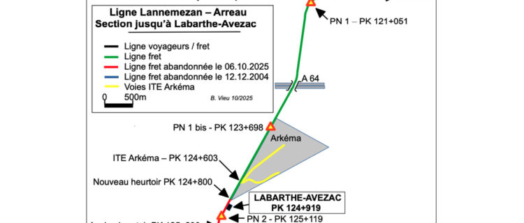 Ligne Lannemezan – Arreau Section jusqu’à Labarthe-Avezac