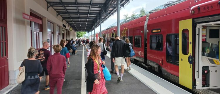 Affluence en gare de Luchon, le 19 juillet 2025… 