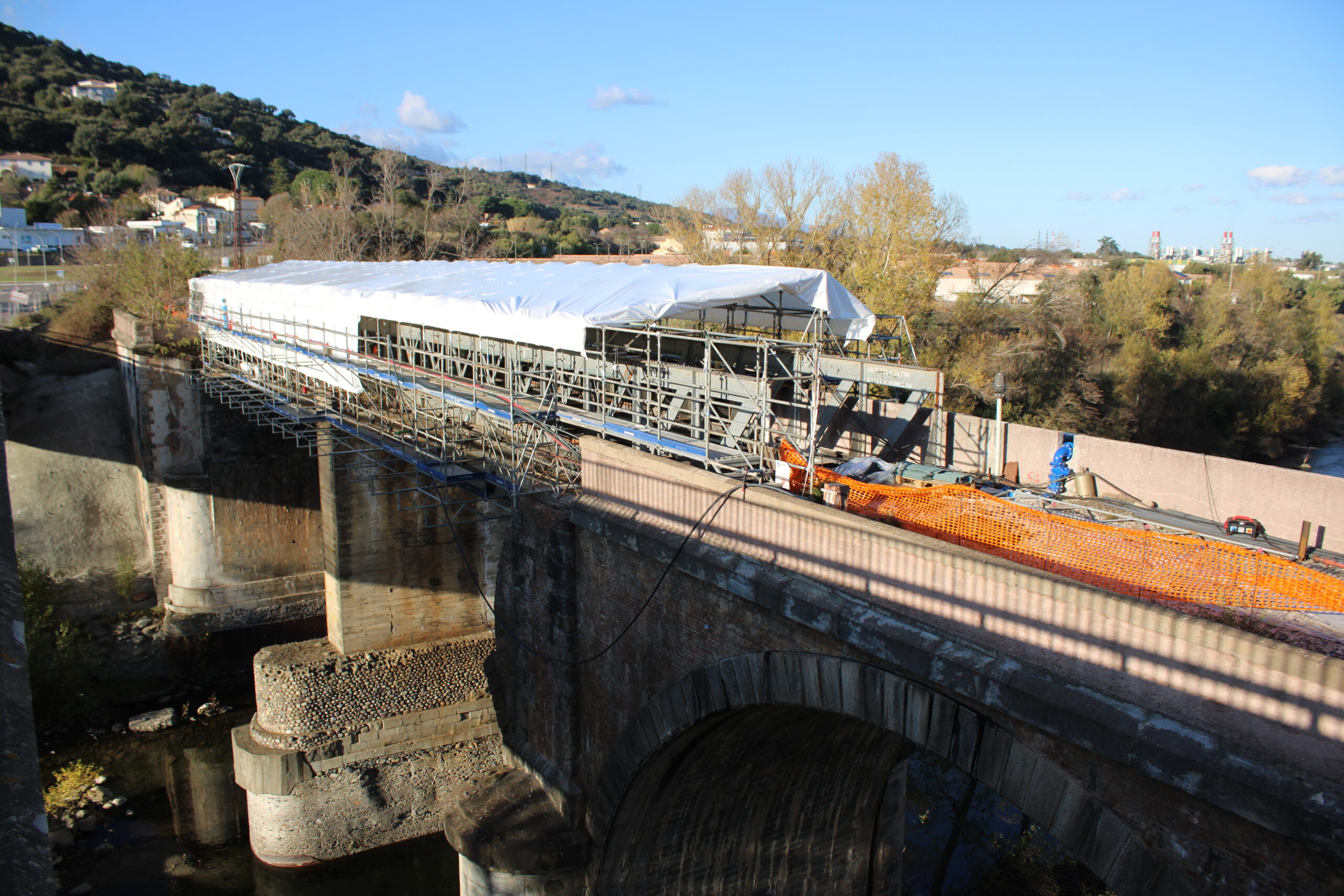 Trois ponts en travaux en Corse