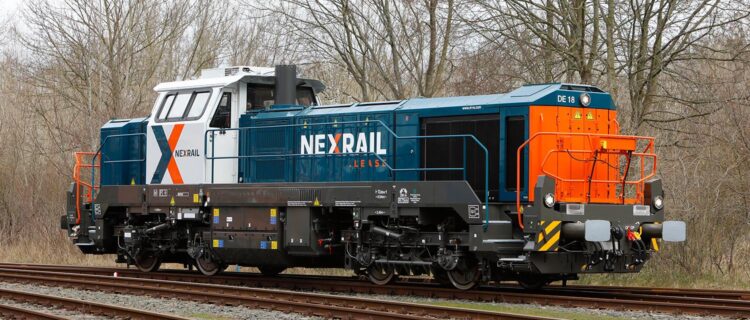 Une DE 18 Smart Hybrid en livrée Nexrail, série déjà homologuée en Belgique, en France et au Luxembourg (7 janvier 2026). Crédit photo : Nexrail