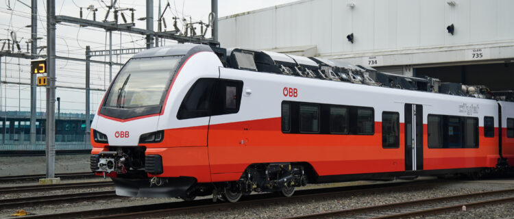 Un Flirt Akku pour les ÖBB (12 mars 2026) Crédit photo : Stadler