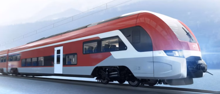 Slovaquie : Jusqu’à 15 rames automotrices IC de Škoda pour les ZSSK 4 Légende de la photo ZSSK : Impression d’artiste d’une future rame Intercity pour les ZSSK (20 mars 2026) Crédit photo : ZSSK
