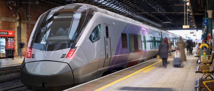 Irlande : Les huit Flirt pour la relation Enterprise commandés 2 Impression d’artiste d’un futur Flirt pour la relation Enterprise stationnant en gare de Dublin Connolly (7 mai 2026) Crédit photo : Stadler Rail