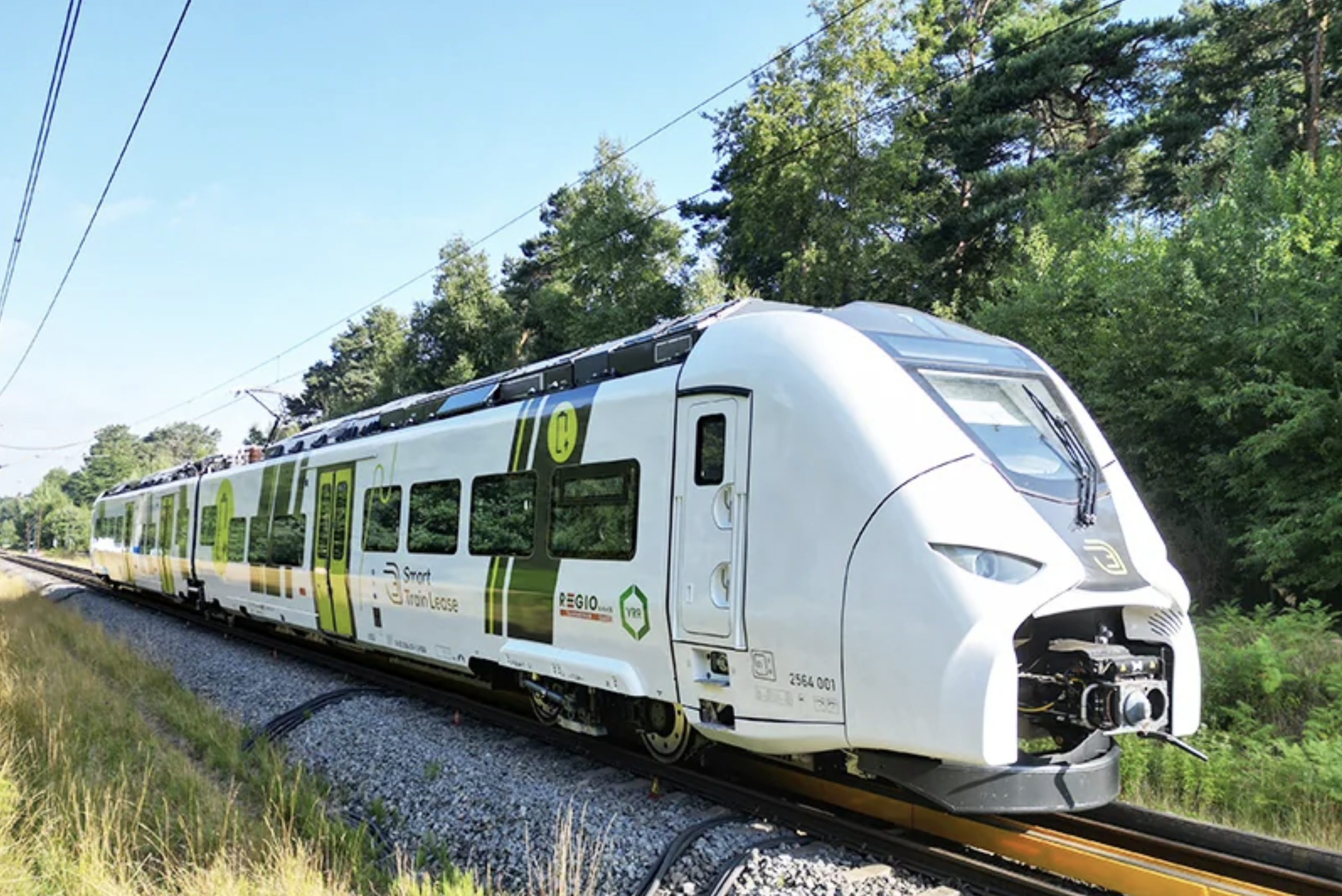 Allemagne : Des Mireo Plus B de Smart Train Lease sur la RE 47 1 Smart Train Lease loue trois Mireo Plus B à Regiobahn pour l’exploitation de la RE 47, ici le 2564 001 (1er juillet 2026) Crédit photo :** **Smart Train Lease