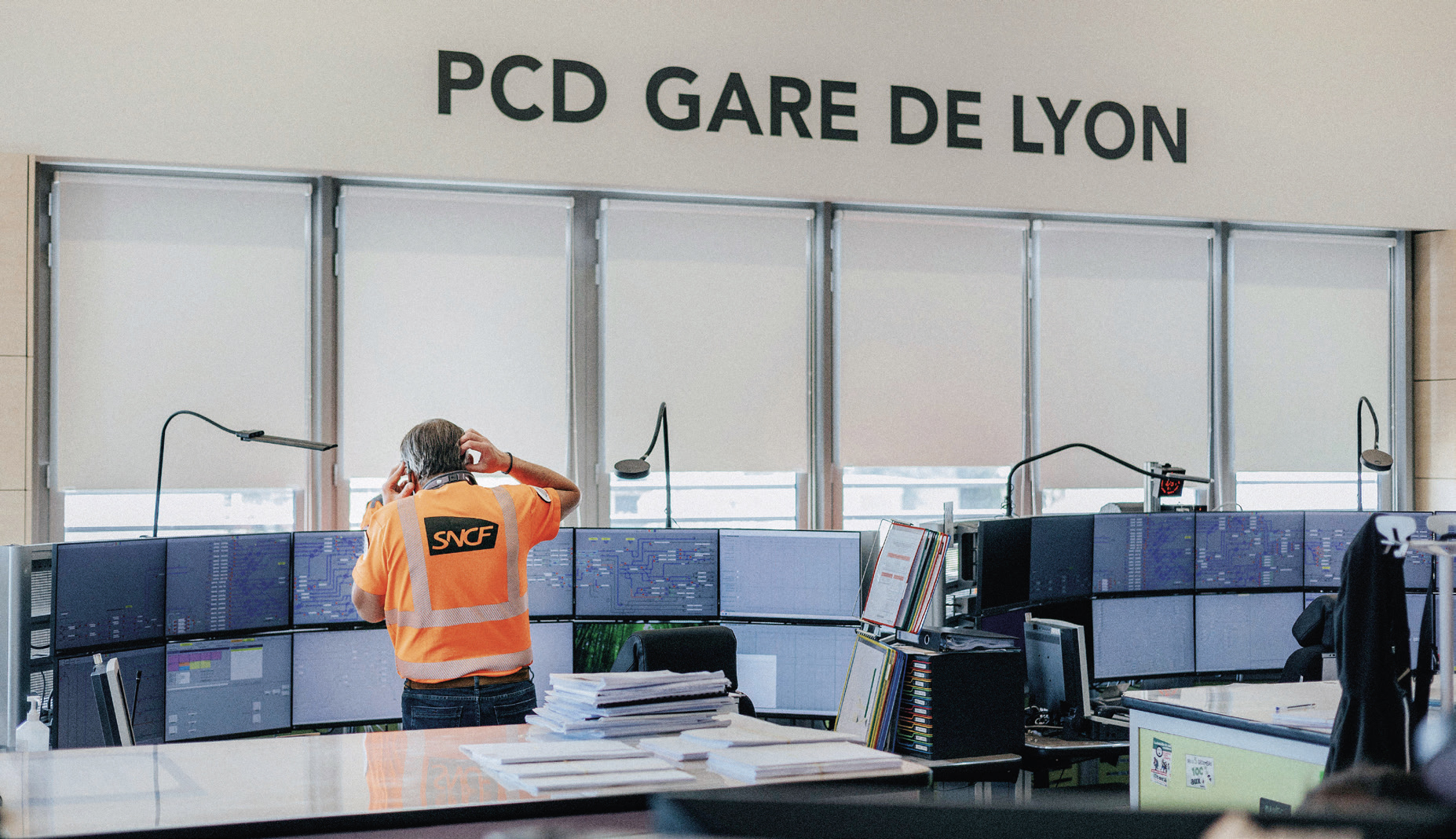 Gare de Paris-Lyon : une ère nouvelle pour la signalisation 1 la CCR Sud-Est de Vigneux, emplacement du nouveau poste de commande contrôle du PAI de Paris-Lyon (1er mai 2026). (Photos SNCF Réseau)