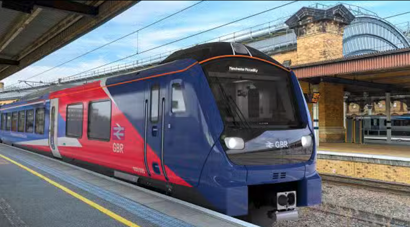 Royaume-Uni : 29 Adessia Stream hybrides commandées par TPE 2 Impression d’artiste d’un futur Adessia Stream hybride en livrée GBR (11 septembre 2026) Crédit photo : Alstom / DfTpour le logo GBR