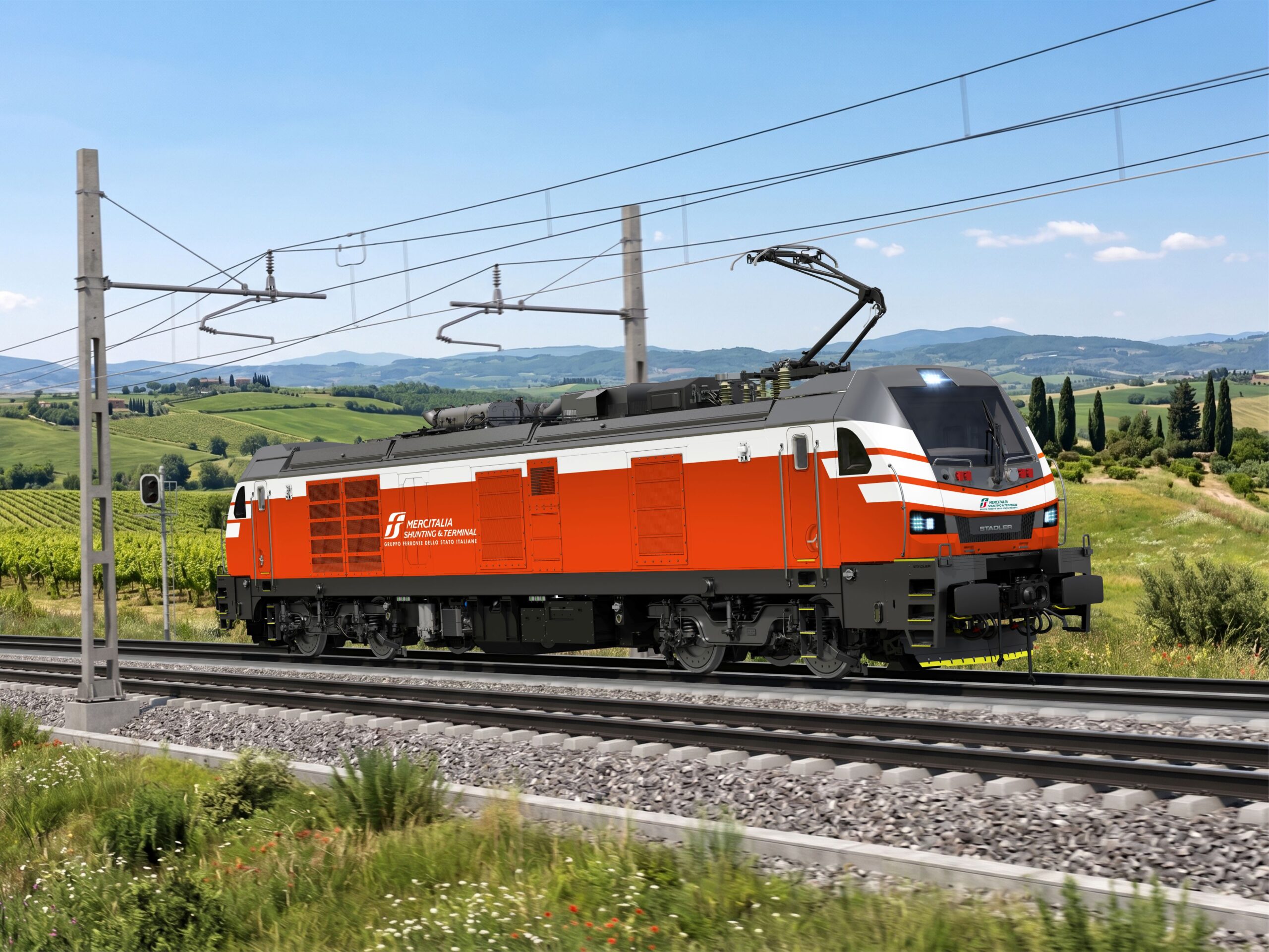 Italie : FS Logistix commande huit Eurolight Dual à Stadler 2 Impression d’artiste d’une future Eurolight Dual commandée par FS Logistix (16 septembre 2026) Crédit photo : Stadler Rail
