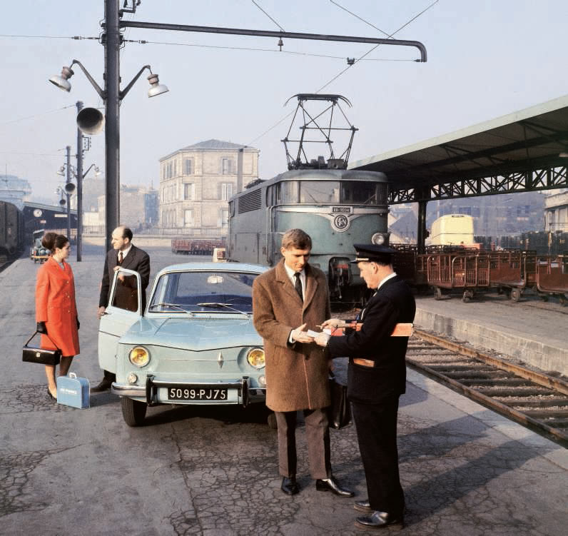 1960 train publicité