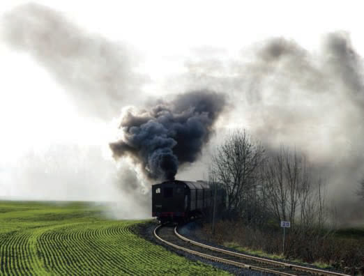 Loco vapeur panache Train « Père Noël Express » du CFTV