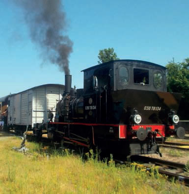 Locomotive à vapeur 030TB 134 du Chemin de fer touristique du Rhin (CFTR)