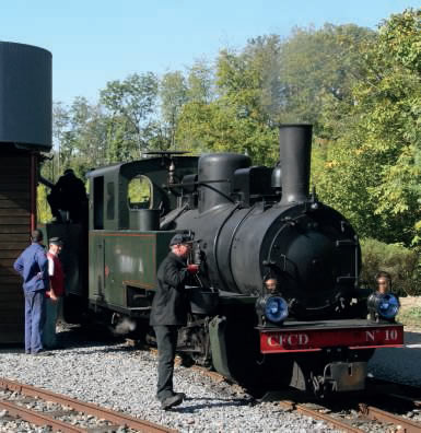 locomotive n° 10 du P’tit train de la Haute-Somme