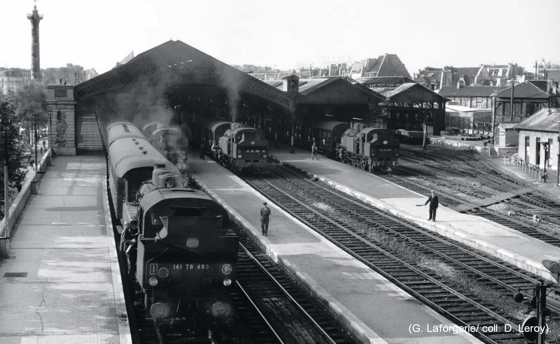 gare de la Bastille années 60