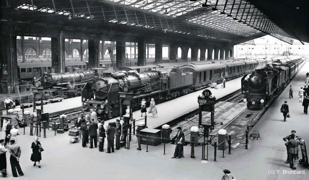 Gare du nord Loco vapeur