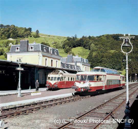 autorails Renault au Mont-Dore 1960