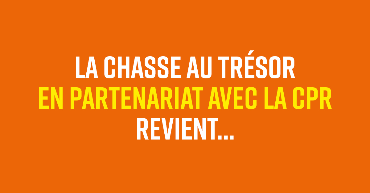 Jeu concours avec la CPR : lancement ce vendredi !