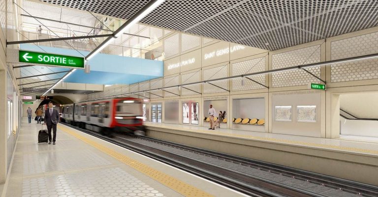 La ligne B du métro de Lyon s’allonge avec deux nouvelles stations 3 © Sytral