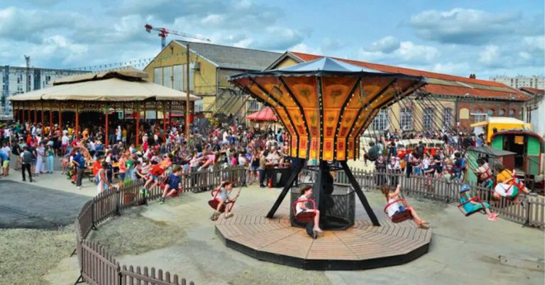 Rennes. Retour du Grand Huit dans les anciens ateliers SNCF 2 Rennes. Retour du Grand Huit dans les anciens ateliers SNCF